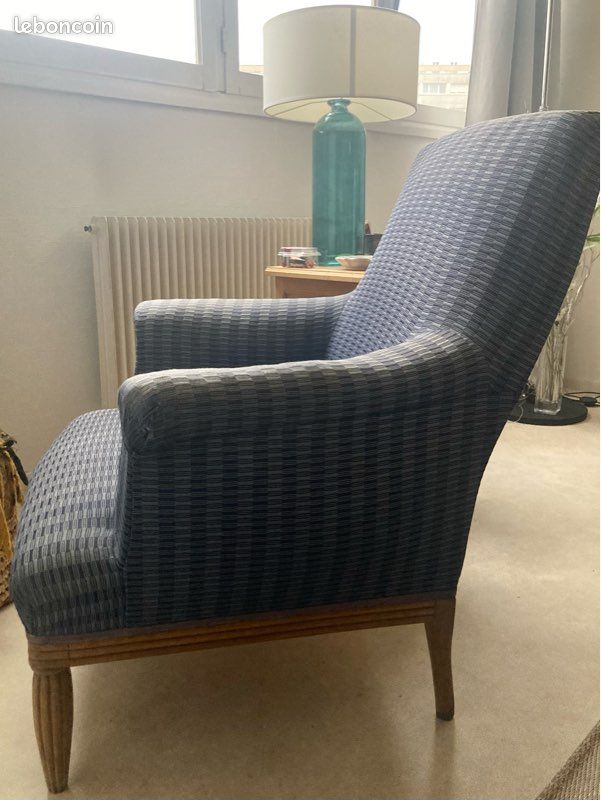 Beau fauteuil style club / voltaire 1900 (image 2)