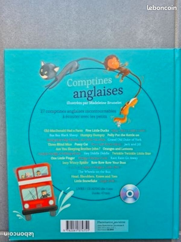 Livre CD Comptines anglaises (image 2)