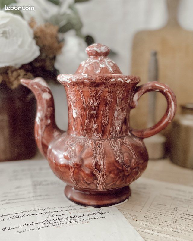 Service à café Poterie Maine Sars Poteries - maison de campagne, shabby chic, vintage cottage (image 8)
