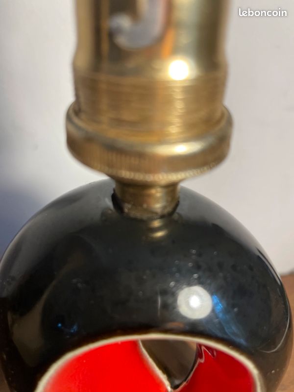 Joli pied de lampe vintage en céramique (image 4)