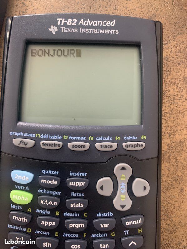 Calculatrice Texas TI-82 (image 3)