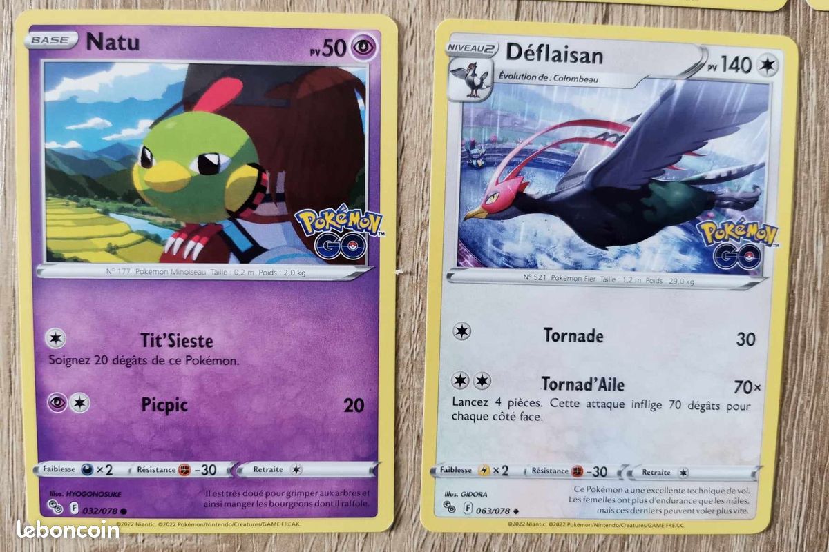 Lot de 23 cartes Pokemon GO + 2 energie (image 4)