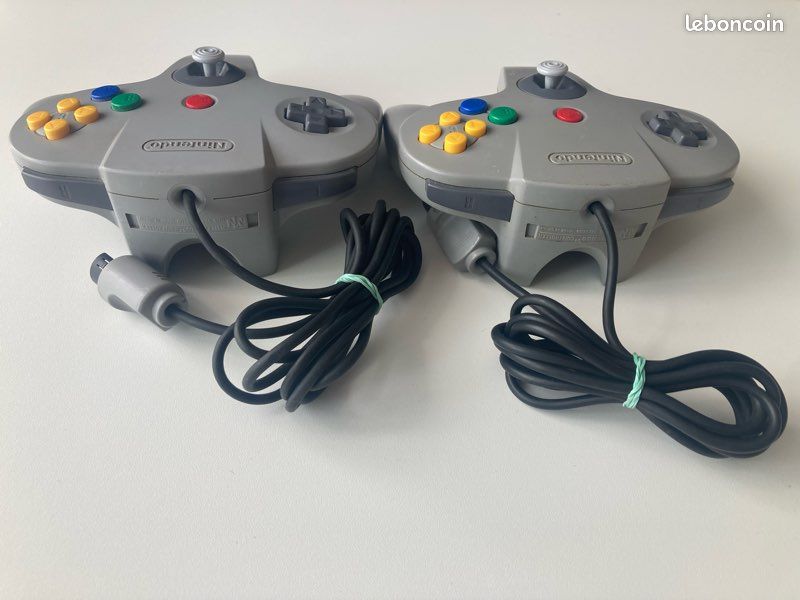Lot de 2 manettes Nintendo 64 officielles (image 3)