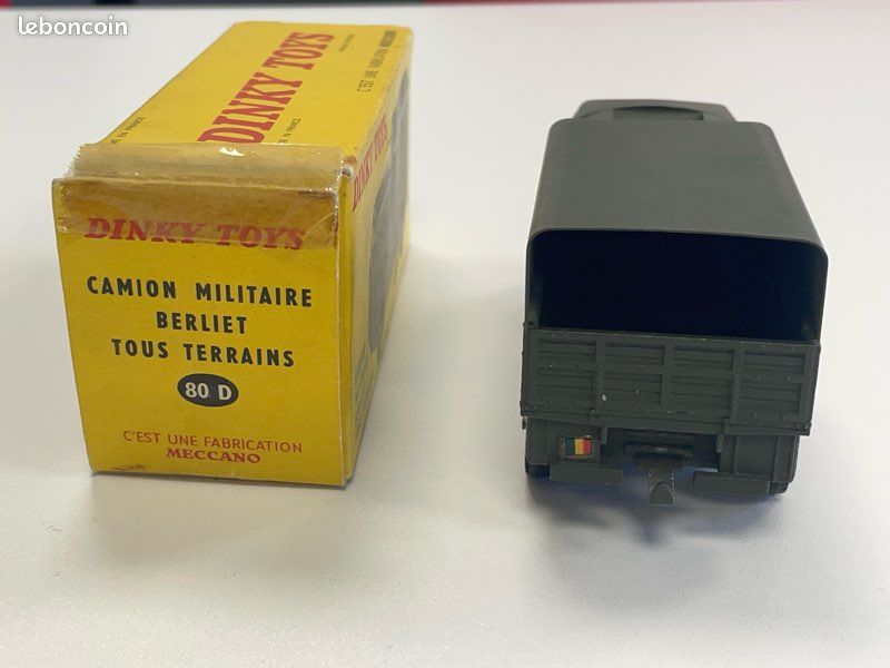 Camion Dinky Toys Berliet Dépanneuse Militaire – Boîte D'origine, Occasion
