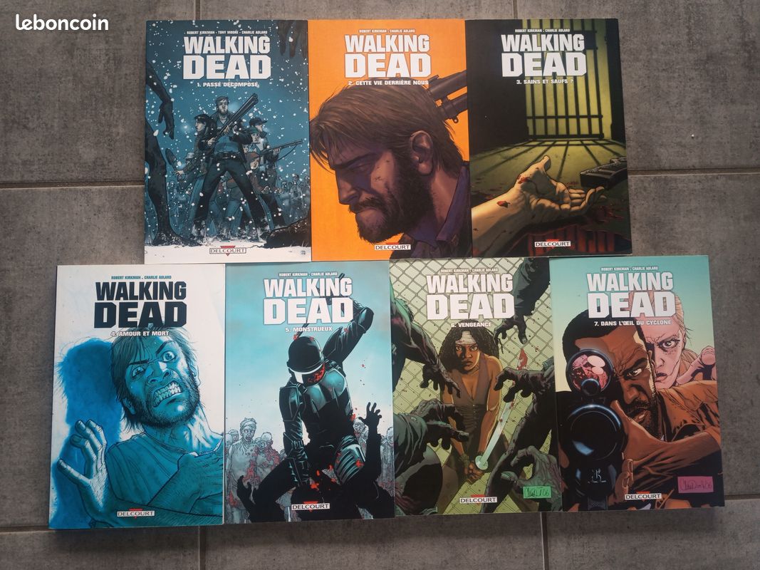 Walking dead Comics book Delcourt (image 1)