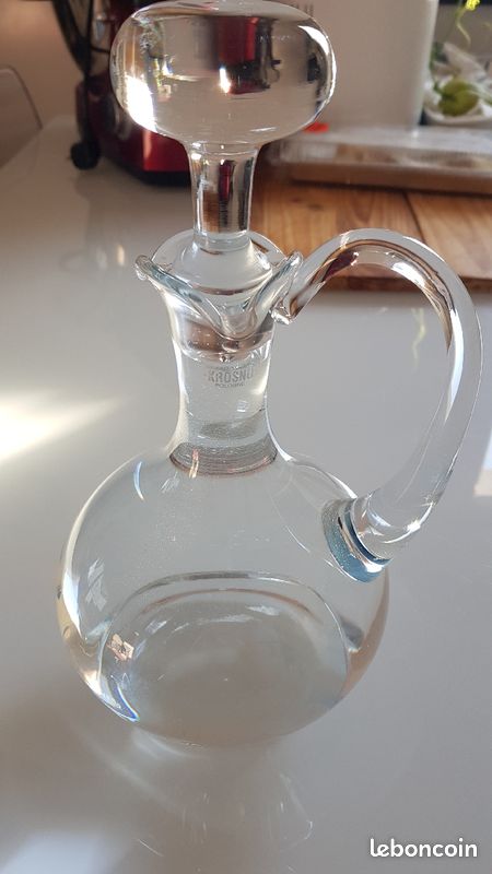 Carafe Cristal Krosno fait mains (image 1)