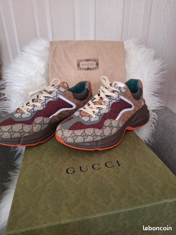 Chaussure Gucci Rhyton Spadri Gucci Homme Basket Gucci Gg Rhyton