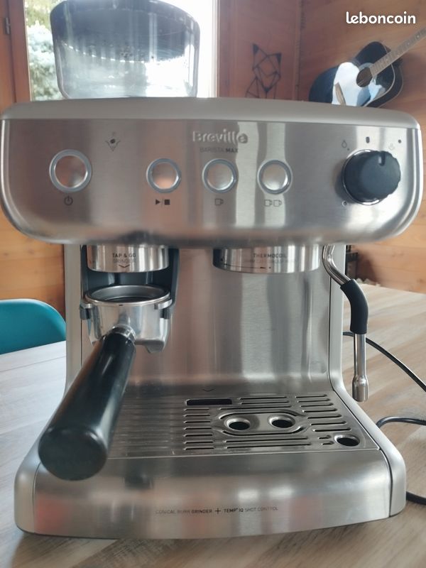 BREVILLE BARISTA MAX – Machine expresso avec broyeur intégré (image 2)