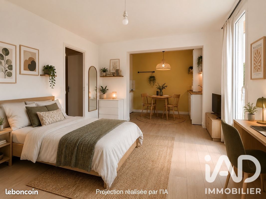 Studio 1 pièce 20 m² (image 2)