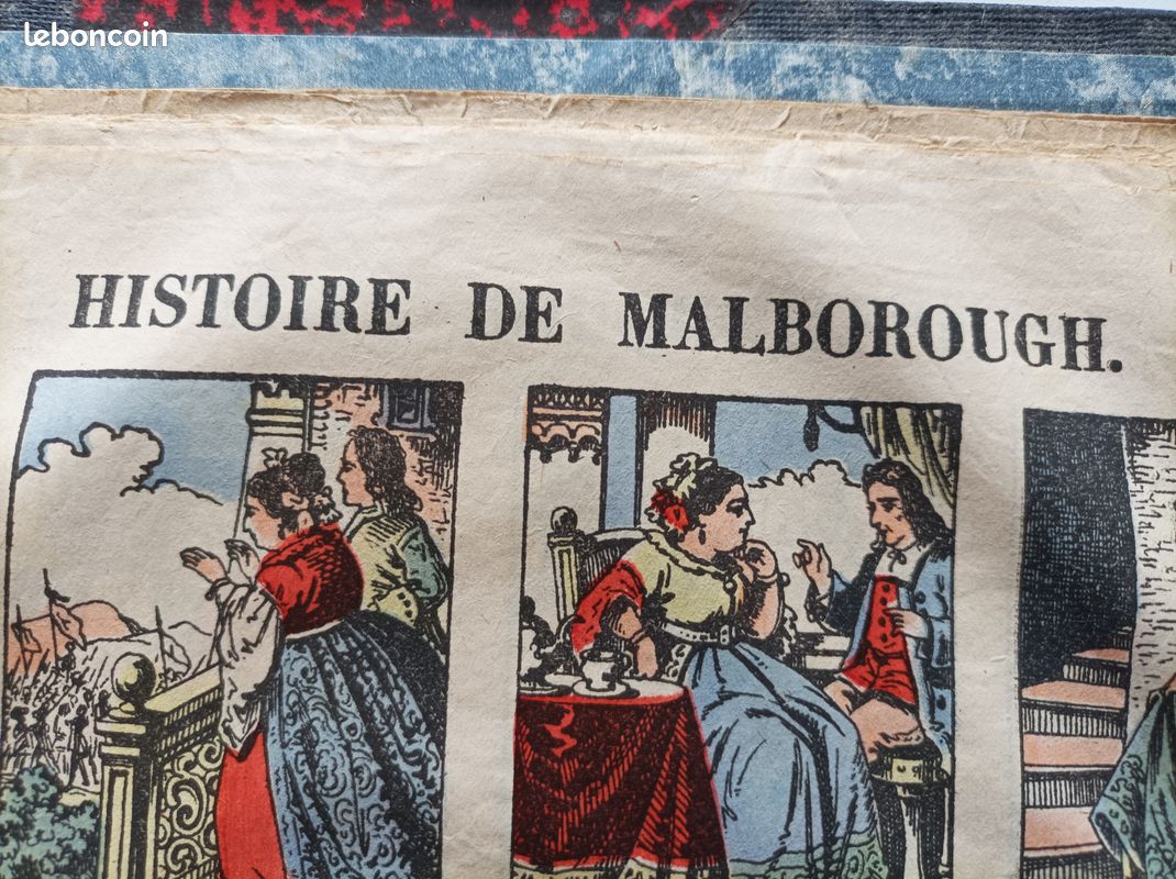 Images d'Epinal - Histoire de Malborough - Delhalt imprimeur - Nancy - 1872-1892 (image 4)