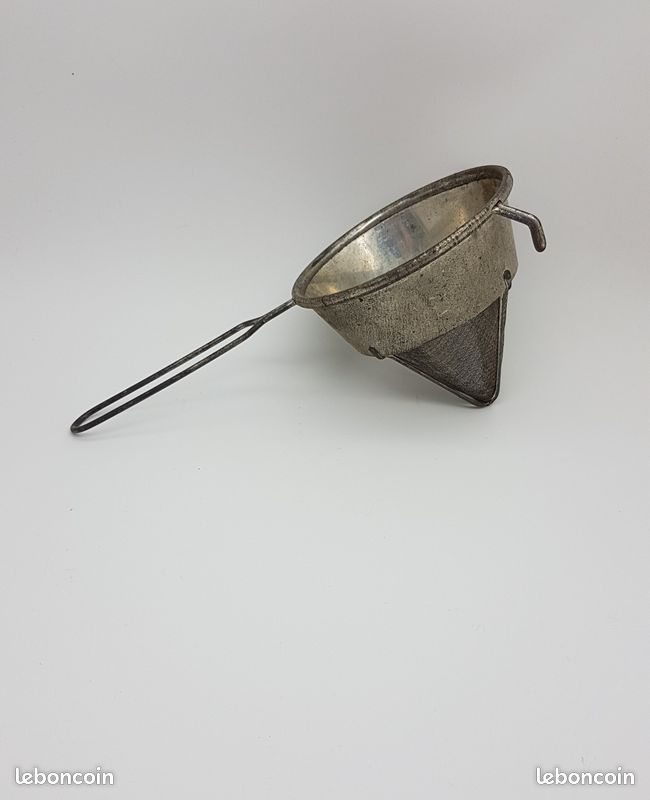 Ancienne Passoire/tamis En Métal, Ustensile De Cuisine Vintage
