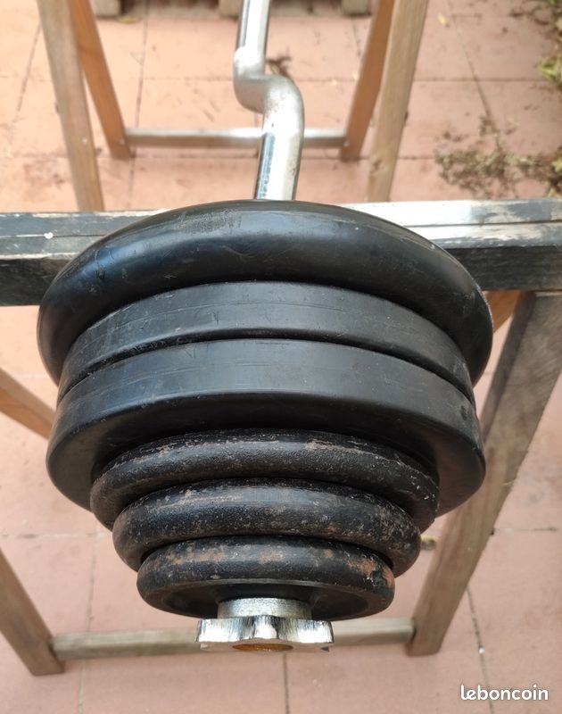 Barre EZ + 50 kg (image 2)