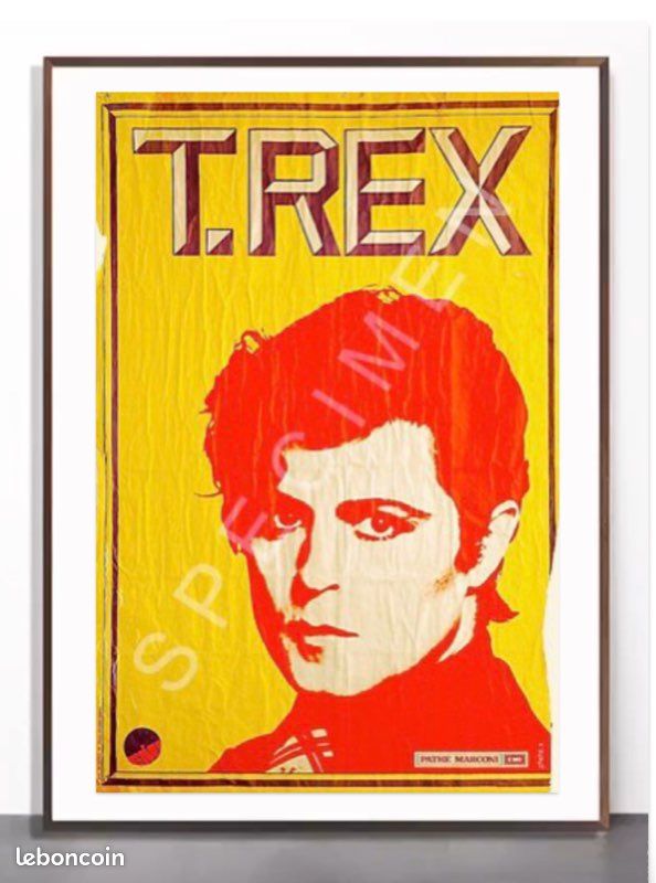 Affiche T-REX glamour rock inédite (image 4)