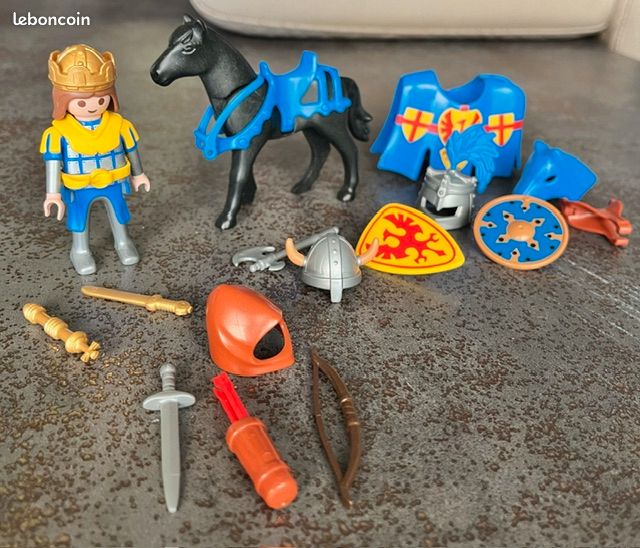 Multiset chevalier incomplet Playmobil (image 1)