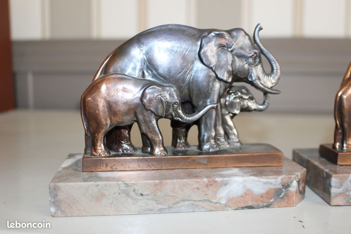 Serres livres éléphants régule et marbre (image 4)