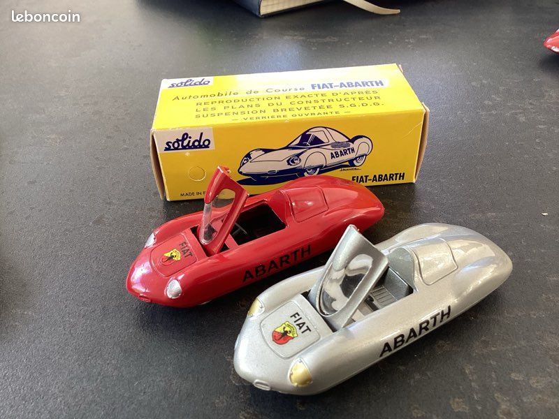 Solido #113 Fiat Abarth 1968 - Miniature 1/43 - Ancien En Boîte - Bon État