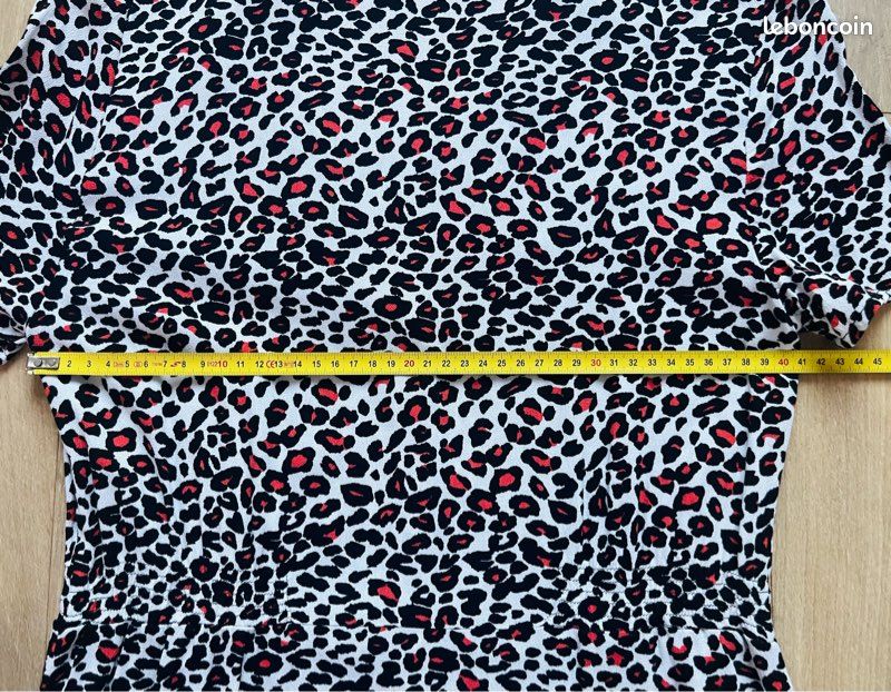 Robe léopard rouge et noir (image 11)