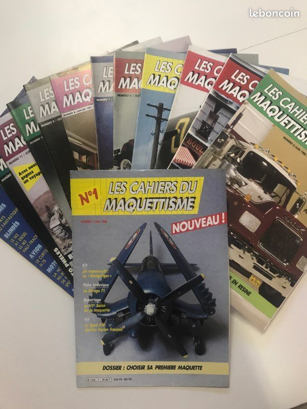 Lot revues « les cahiers du maquettisme » (image 1)