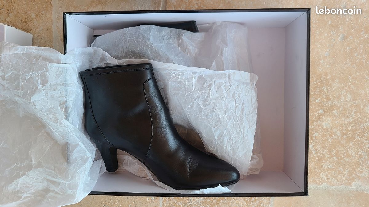 Botines noires JB Martin taille 40 -50% NEUVES (image 1)