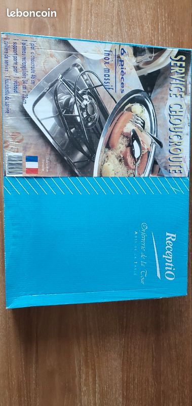 Plat de service avec chauffe plat neuf (image 1)