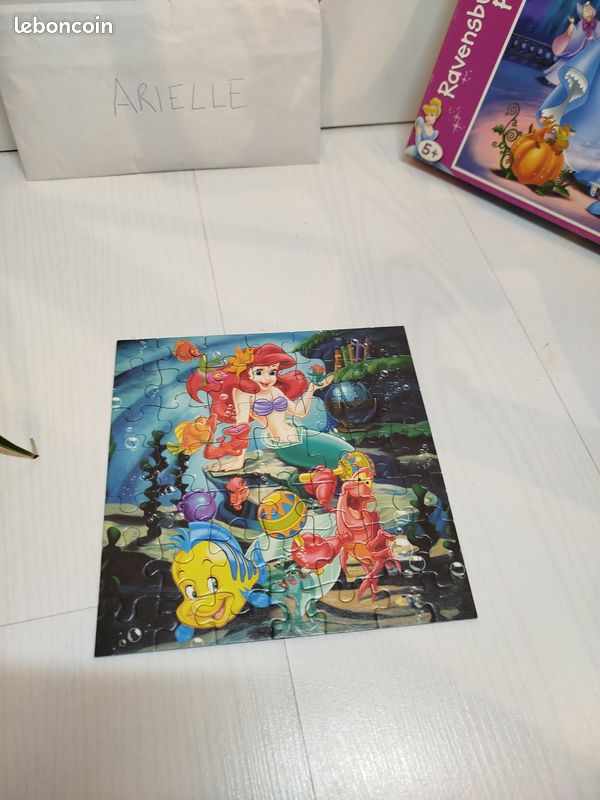 3 puzzles Princesses Disney (image 2)
