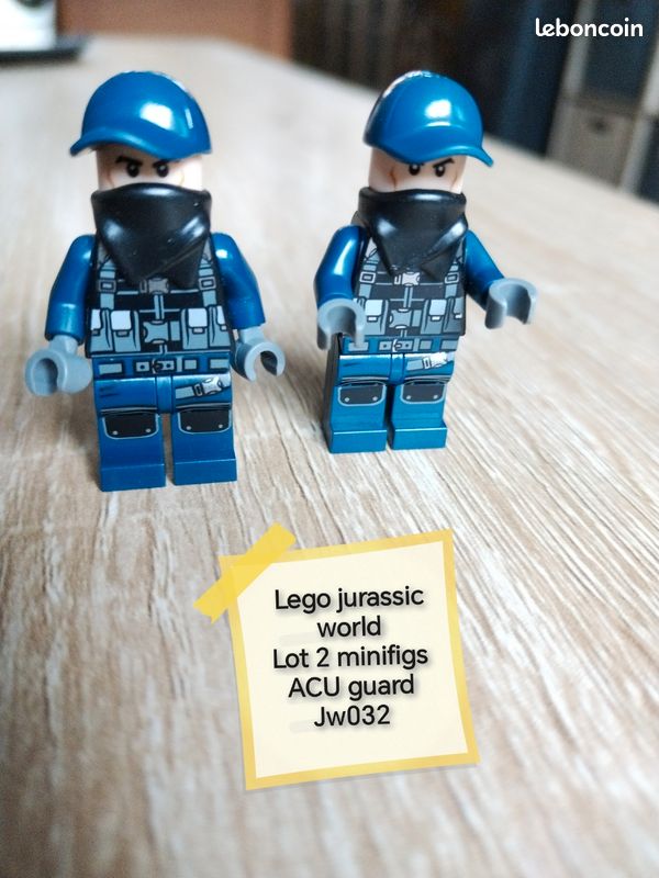 Lego jurassic world lot minifigs ACU guard jw032 Jeux Jouets