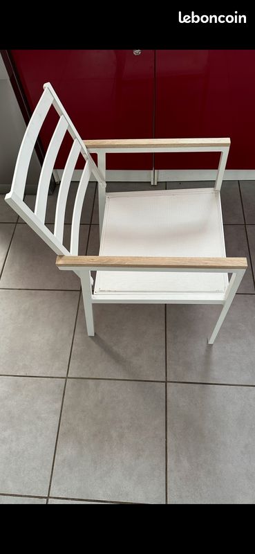 Fauteuils de salon de jardin en aluminium avec coussins (image 4)