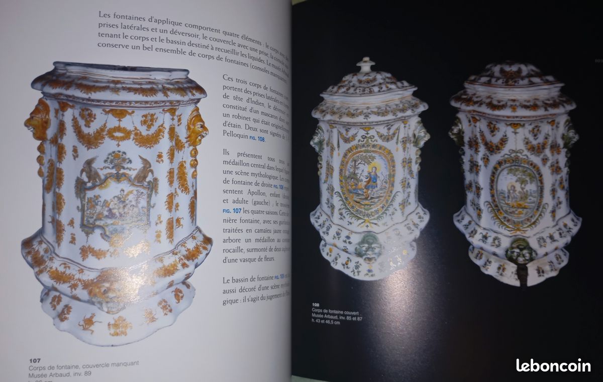 Les faïences de Moustiers du XVIIe au XIXe siècle au musée d'Arbaud d'Aix-en-Provence et au musée de Moustiers. J. C. Alary Neuf prix réduit (image 15)