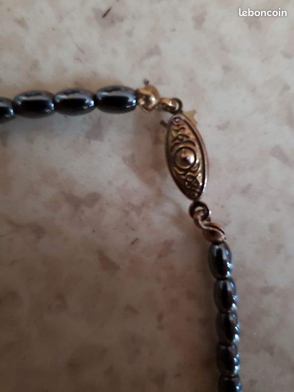 Superbe collier hematite (image 3)