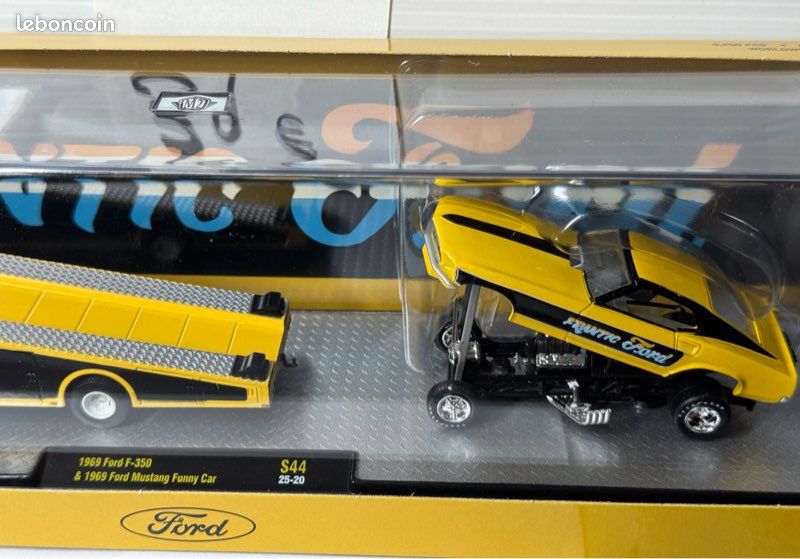Set 2 Modellini M2 Machines SEMA 1969 Ford F350 E Mustang - Scala 1:64
