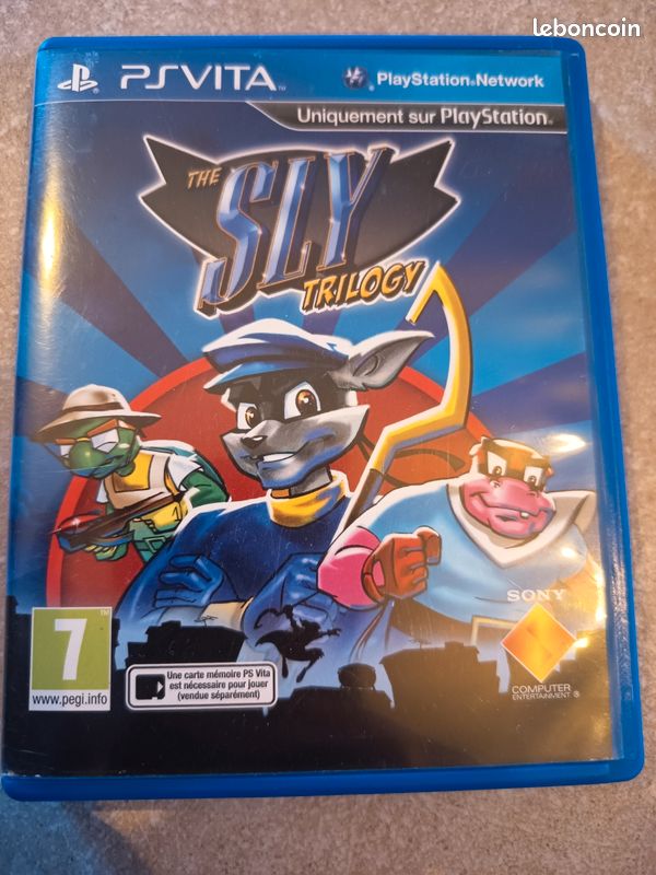 Carte VIP Pub Pour The Sly Trilogy Sur PS Vita - Bon état, Prêt à Jouer !