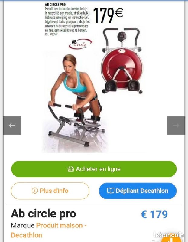 HOT Exercise Machine Ab Circle Pro Argos Abs Circle Pro Appareil