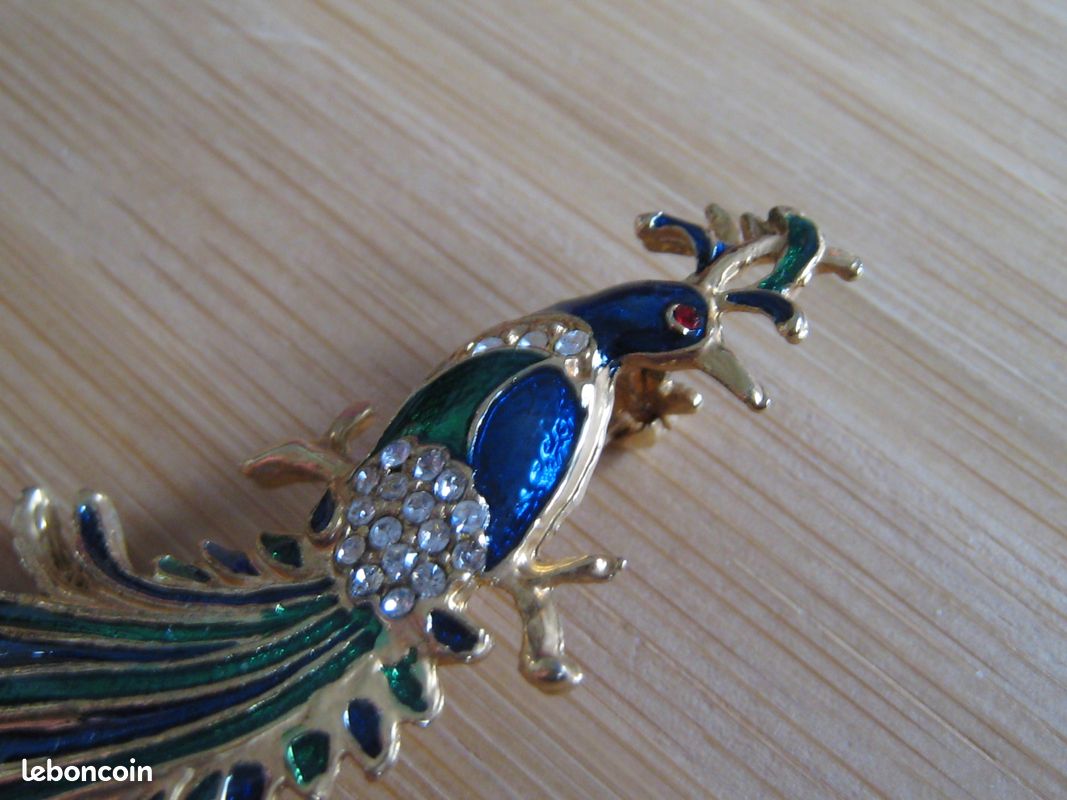 Broche Vintage Émaillée - Occasion, Détails à Voir Avec Le Vendeur