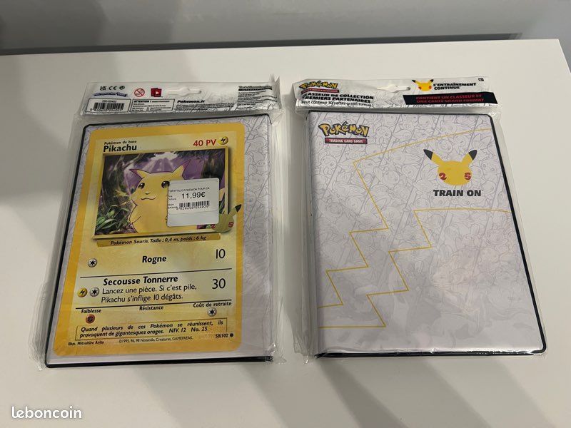 pikachu jumbo card binder Celebrations: 25th Anniversary