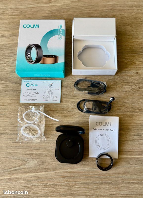 Bague connectée COLMI R09 Smart Ring – Noir – Taille 11 (image 2)