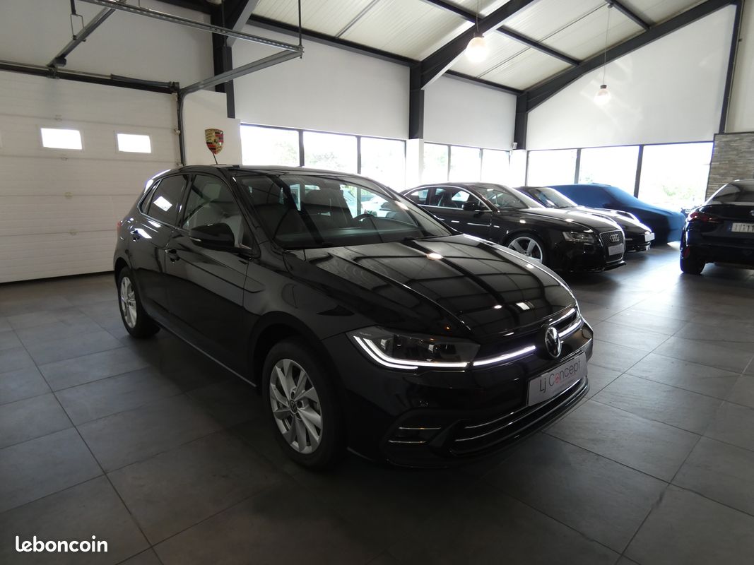 Volkswagen Polo VI (2) 1.0 TSI 95 ch DSG7 Style - 1°Main - Origine France - Suivi Volkswagen - 25'250 km - Sièges AV chauffants - Digital Cockpit - Matrix Led - ACC - Jantes 16" (image 6)