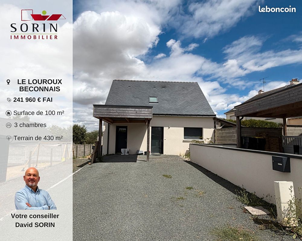 Maison 4 pièces 100 m² · à Val d'Erdre-Auxence · 100 m² · 241 960 €