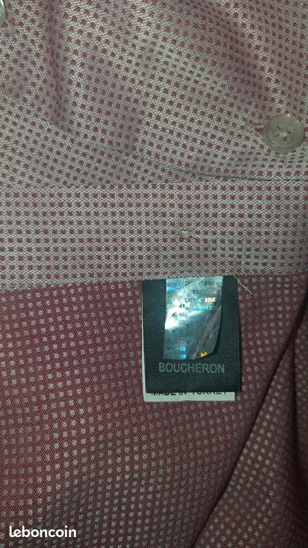Chemise violette Boucheron taille L (image 16)