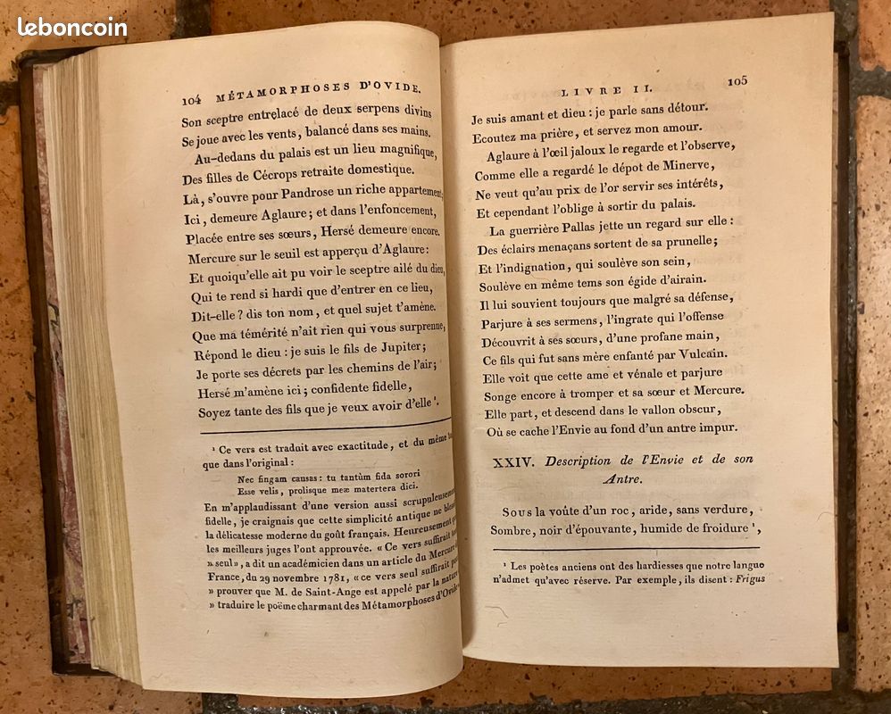 Ovide – Les Métamorphoses – Édition originale 1800 – 2 tomes illustrés (image 8)