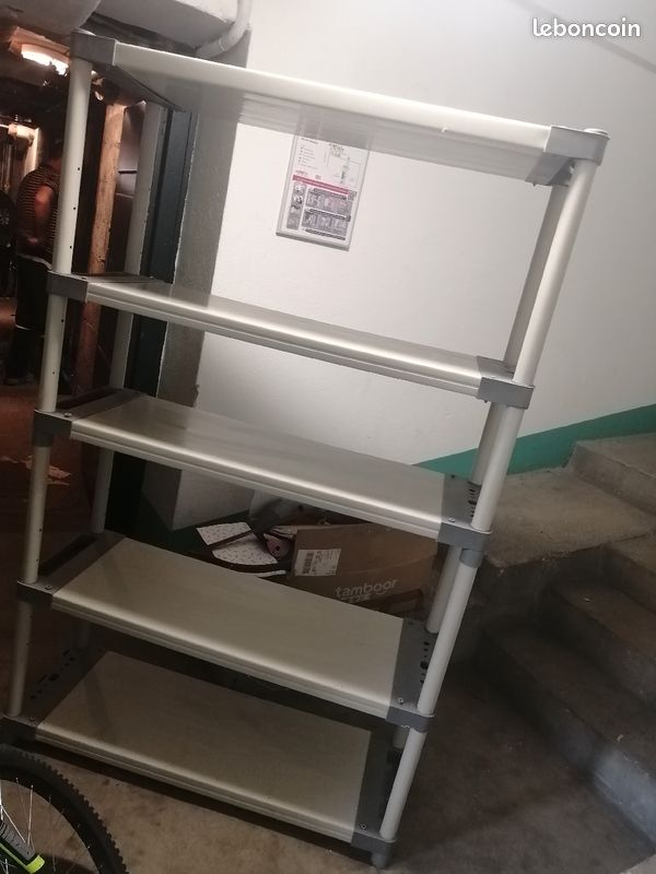Deux Étagères en plastique 170cm (image 1)