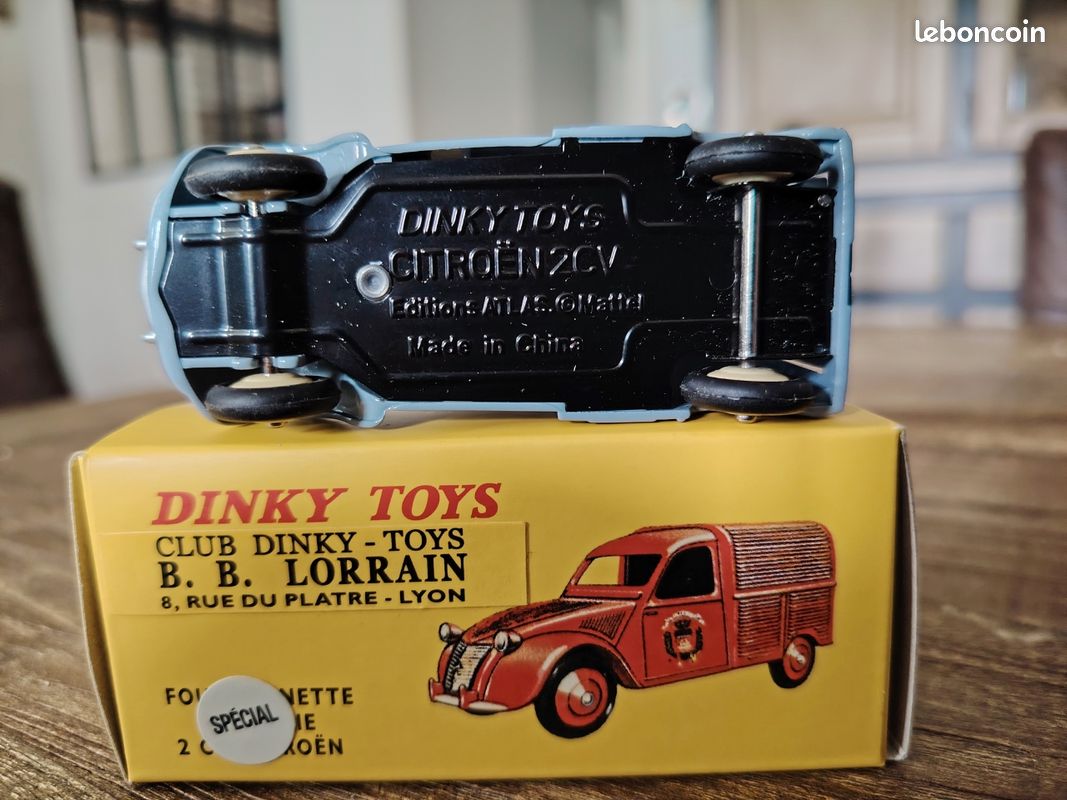 Dinky 25D Dan Toys Citroën 2CV BB Lorrain – 1/43, édition 2012, Rare