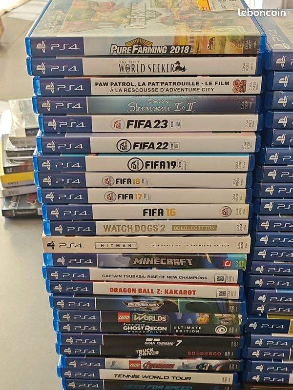 Lot De 57 Jeux PS4 - Sony PlayStation 4 - Aventure Et Plus - Bon état