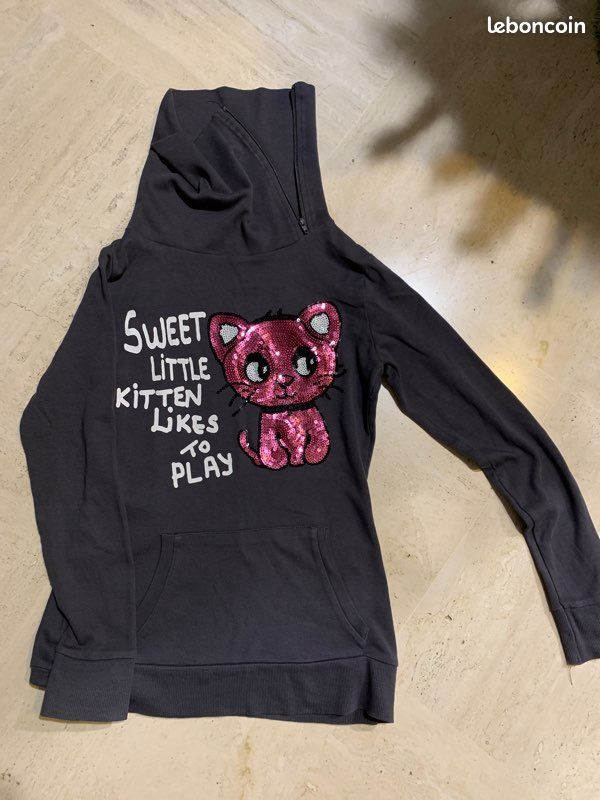 Sweat-shirt fille, 12 ans little kitten (image 1)