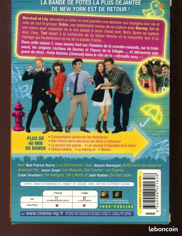 DVD How i met your mother Saison 7 (image 2)
