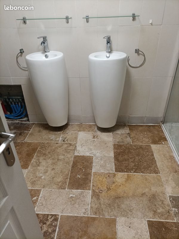 Mitigeur de lavabo chromé effet chute d'eau GoodHome Olmeto (image 3)