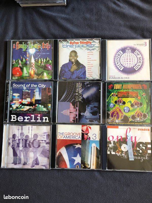 Lot cd Electro Deep House Soulful Trip Hop Byron Stingily Tony Humphries (image 1)