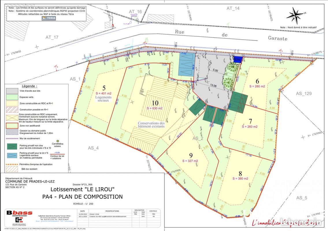 Terrain 330 m² · à Prades-le-lez · 330 m² · 229 000 €