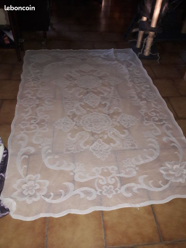 Lot nappe serviette napperon set de table porte serviette baguette couvert+ donne (image 9)