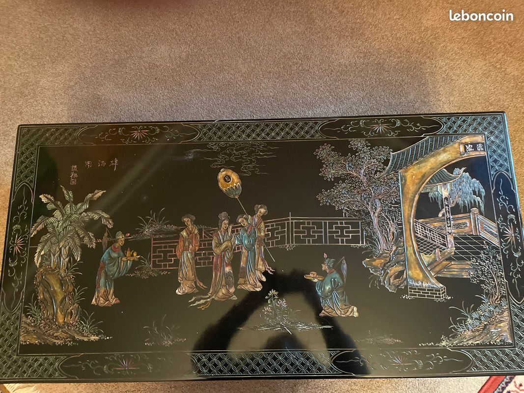 Table basse laquée (image 5)