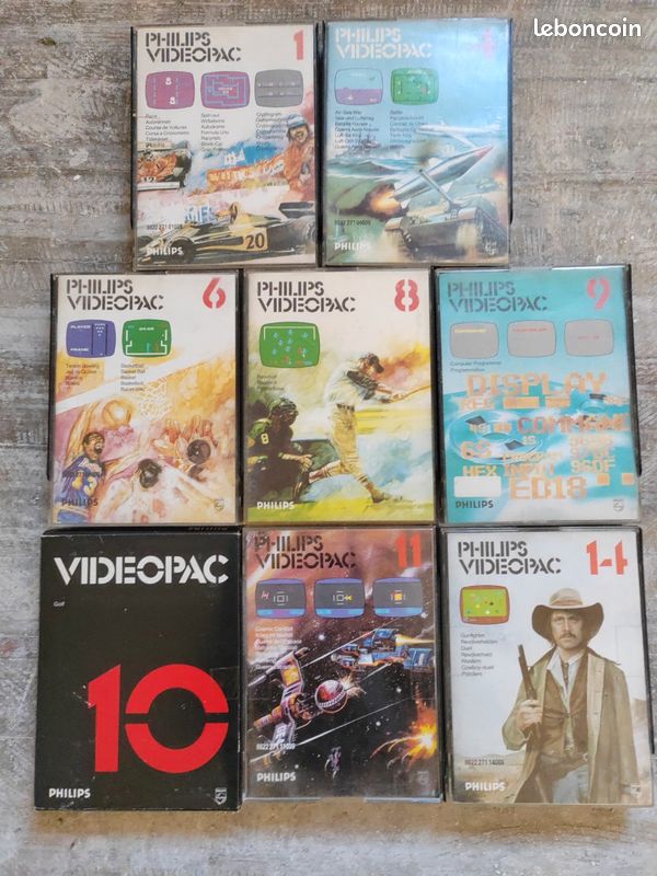 Lot de 26 jeux Videopac (image 1)